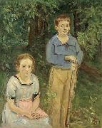 Max Slevogt Kinder im Wald oil painting on canvas